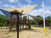 서귀포시,서홍동 아이뜨락 생태놀이터 폭염 쉼터 완공