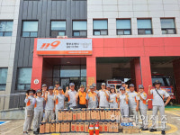 제주동부소방서, 취약계층 가구 대상 주택용 소방시설 보급