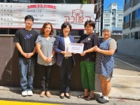 아라종합사회복지관 함께가게 2호점 외도점고기창고 현판 전달식 개최