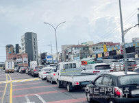 꽉 막힌 서문로...한천 정비사업, 대책없는 공사 강행 논란