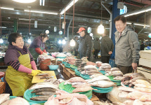 오영훈 지사, 애월농협APC·한림민속오일시장 경청 민생투어