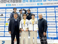 제주도청 유도 선수단, 2024 순천만국가정원컵 전국유도대회서 금1.은1 획득