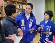 강민숙 아라동을 후보, 영평하동 마을회관 찾아 지지 호소