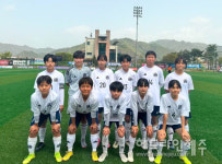 제주서중 여자축구부, 창단 1년만에 전국대회 돌풍...8강 진출