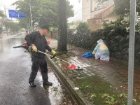 대륜동 적십자봉사회,  호근서호로 일대 풀베기 등 환경정비 전개