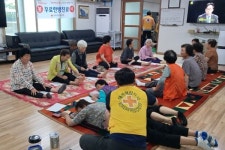 탐라적십자봉사회, 신양리 경로당 한방무료진료 봉사활동 전개