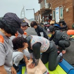 천지여성의용소방대, 해녀 안전사고 저감 위한 해녀지킴이 운영