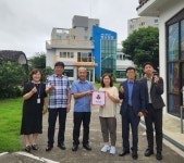 서귀포시 안덕면지역사회보장협의체,  화순성당 빈첸시오회 착한가게 현판 전달