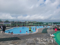 제주 옥돔마을 태흥2리에 옥돔역 물놀이장 개장