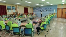 건입동, 노인일자리사업 참여자 안전교육 실시