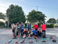 천지동청소년지도협의회, 남성로 일대 풀베기 등 환경정비 실시