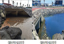 제주 화북중계펌프장, 월류수처리시설 설치 효과