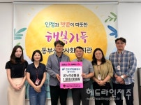한국주택금융공사 제주지사, 서귀포 동부종합복지관에 상품권 후원