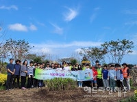 제주 구좌중앙초 학교숲 조성 나무심기 행사 진행 