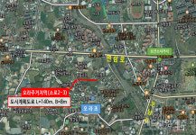 제주시 오라동 주택가 연결 도로 건설공사 본격 착공