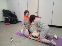 대정읍의용소방대, 서부소방서 소방기술경연대회 사전 훈련