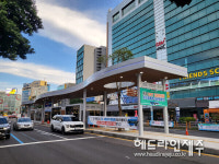 제주, 국내 최초 섬식정류장 개통...5월 양문형버스  본격 운영