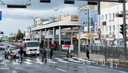 제주, 국내 첫 섬식정류장 개통...서광로 중앙차로 운영 개시