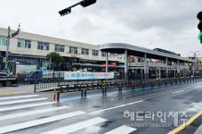 제주, 국내 첫 섬식정류장 개통...서광로 중앙차로 운영 개시