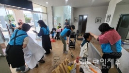 제주특별자치도 기능선수회, 신흥2리 마을서 재능기부 봉사활동