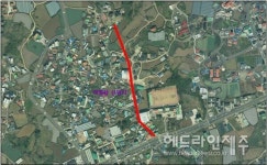 제주, 신엄중 서측 도시계획도로 개설공사 본격화
