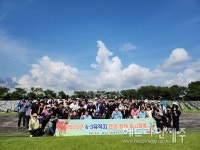제주4·3유족청년회, 행방불명인 표석 세척 활동 전개