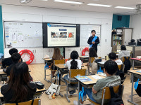 제주운항관리센터, 태흥초등학교 학생 대상 여객선 안전교육 실시