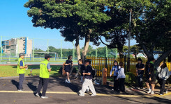 제주교육사랑회, 애월고등학교서 학교폭력 예방 캠페인 활동