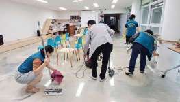 제주시청 무한사랑봉사회, 창암재활원 환경정비 봉사활동