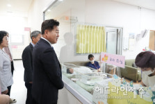 오영훈 지사, 서귀포의료원 운영상황 점검...현장 의견 수렴