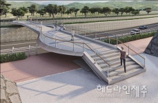 제주시 용담→탑동 용한로에 경관보행교 설치한다