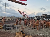 여름 끝자락, 제주 귀리겉보리 농사일소리 야간 공연 (포토)