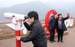 황전휴게소, 전망대 포토존에 ‘연못’ 조성