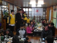 [포토] 문현3동 적십자봉사회 경로잔치