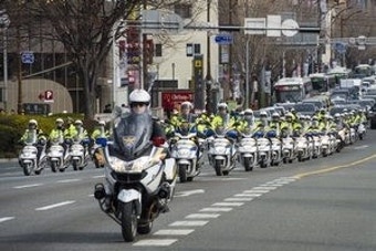 부산경찰청 싸이카 기동순찰대 발대식 가져