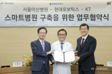KT-서울아산병원-현대로보틱스, 감염관리 위한 스마트병원 솔루션 개발 및 사업화 협력