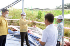 성윤모 산업부 장관, 산지 태양광 발전시설 현장 방문…안전관리 당부