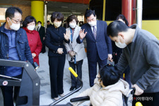 김상돈 의왕시장, 특수학교 의왕정음학교 입학식 참석