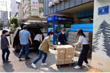 중기유통센터, 서울 목사랑시장에 손소독제 1천개 기부