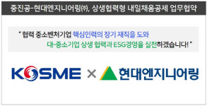 중진공, 현대엔지니어링과 상생형 내일채움공제 업무협약 체결