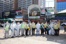 안양시의회, 추석 명절 맞아 안양중앙시장에서 방역활동 펼쳐