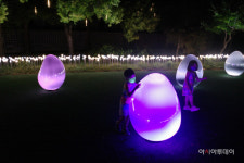 예산군, 덕산온천관광지 야간 명소로 인기 예감