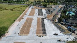 경주시, 쪽샘지구 임시주차장 내말 완공…고질적 주차난 해소 기대