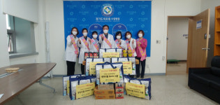 경기도의료원 수원병원, 직원기금모금 취약환자 영양식품꾸러미 전달