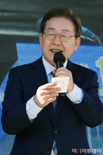 이재명, 호남 지역서 88.69% 득표 압승…민주당 대선후보 확정