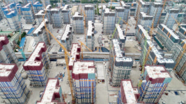 둔촌주공 타워크레인 철거 연기…다음주 결정