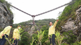 [포토] 구인모 거창군수, 민선 8기 힘찬 도약 준비 관내 주요 사업장 현장 방문