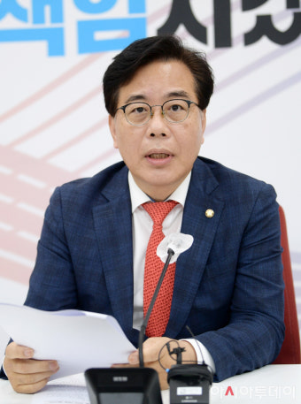 [포토] 송언석 국민의힘 원내수석부대표 긴급기자간담회