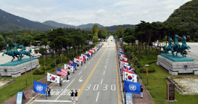 국립대전현충원, 6.25전쟁 참전국가 국기 거리 조성