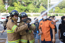 부산 해운대소방서, 학생 대상 미래소방관 체험교실 운영